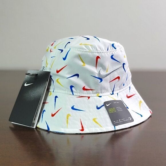 Nike Sportswear NSW Dri Fit Bucket Hat White Kids - Picture 1 of 7